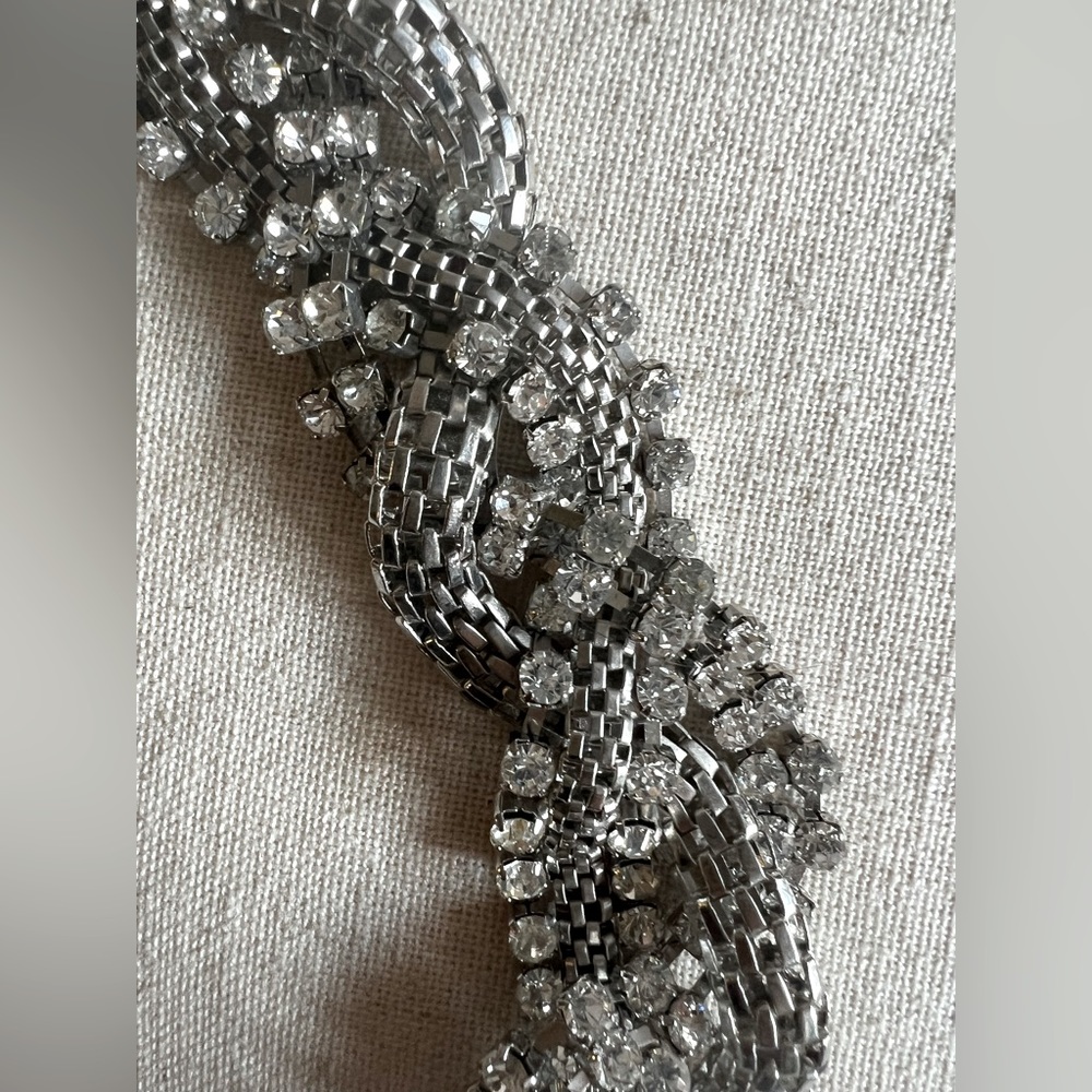 Silver jeweled headband